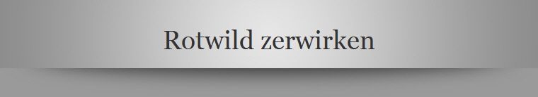 Rotwild zerwirken