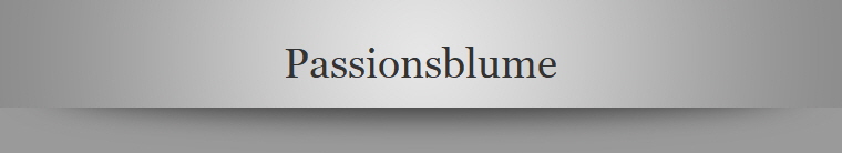 Passionsblume