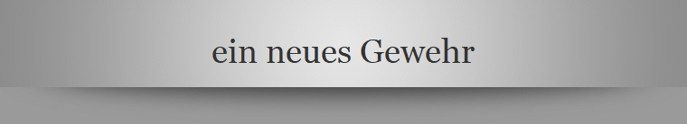 ein neues Gewehr